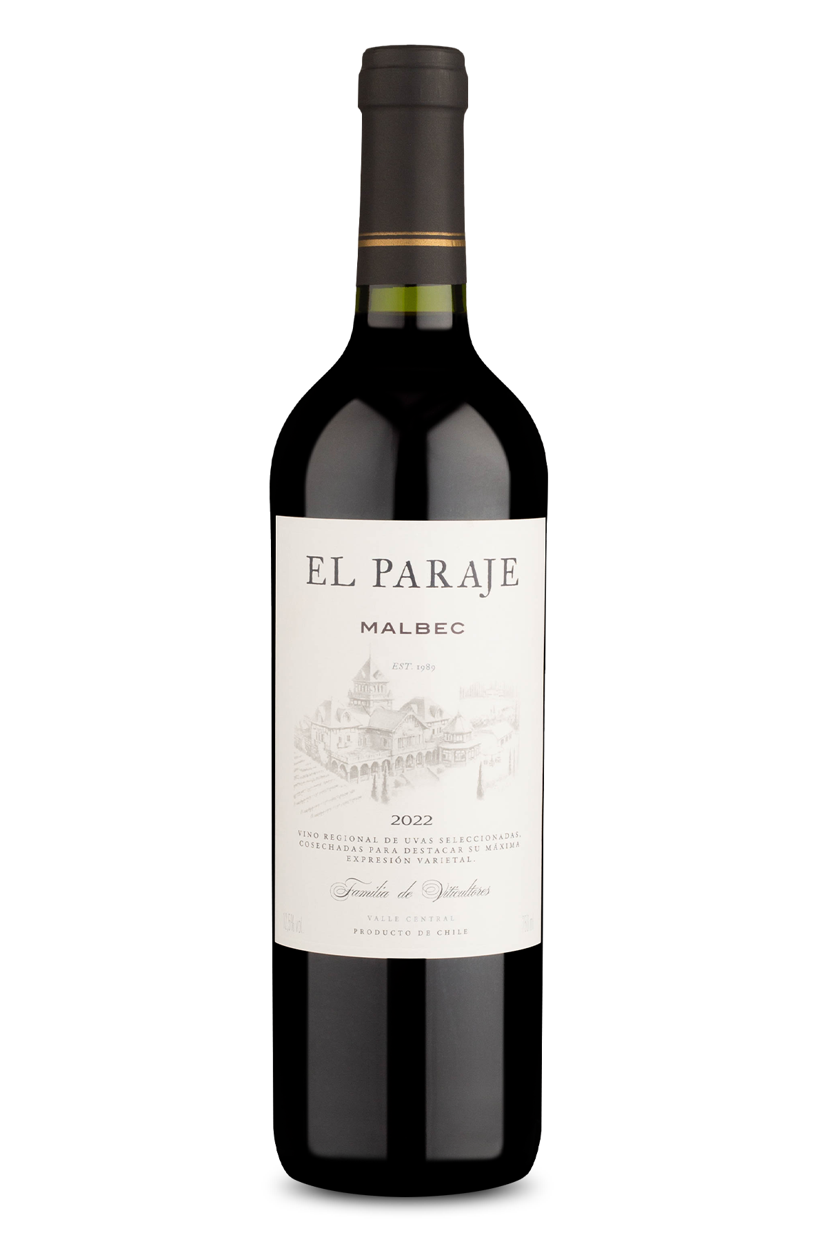 El Paraje D.O. Valle Central Malbec 2022
